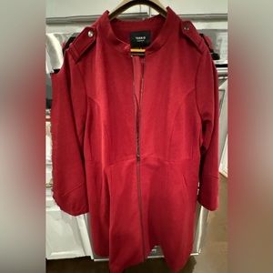 Red Torrid, size 3, winter dress coat